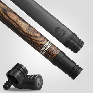 Rhino RETR&Ocirc; Pool Cue - Bocote - Crocodile Embossed Microfiber Leather Wrap